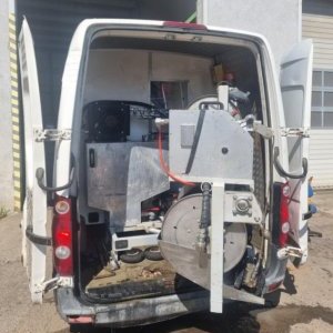 foto 100m kanal czyszczenie IBOS 3.5t EUR5 VW Crafter